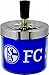 Produktbild FC Schalke 04 Schleuderaschenbecher - Druck Drehaschenbecher, Chrom, Blau, 10 x 10 x 10 cm,