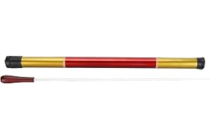 Fafeicy Orkesterdirigent Taktpinne, Glasfiber och Rött sandelträ, Bekvämt Grepp för Symfoni och Konsert, 40 Cm Längd för Nybörjare och Proffs