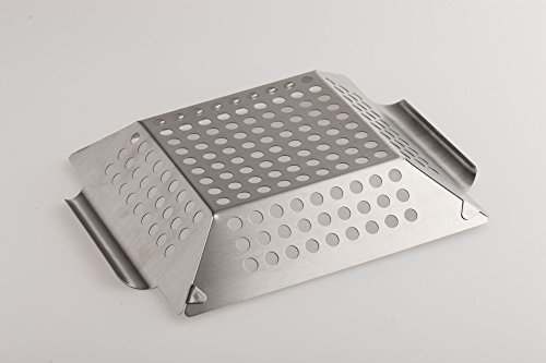 Grillkorb, Schale, Korb für Barbecue Gemüse auf Backofen und Grill - 4