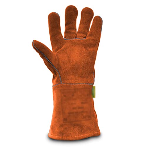 spécification Gants De Soudage Électriques Peau De Vache Épais Soudeur Résistant Aux Températures Élevées Soudeur Barbecue Assurance Contre Le Travail Des Animaux Domestiques Gants De Protection Anti-morsures, Mult