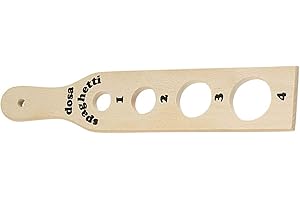 Bisetti faggio dosatore Spaghetti, Marrone Chiaro, Taglia Unica