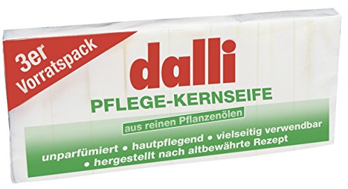 Dalli pflanzliche Kernseife, 3 Stück, 375 g