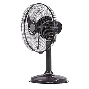 VARSHINE Mini Pedestal Fan 100 % Copper Motor 1 Year Warranty Sweep- 300 MM, 12 Inches Metal Body Color- Metalic Grey || Model-Metal Body || BG435