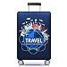 Produktbild Kofferschutzhülle 3D Print Trolley Case Kofferhülle Elastische Wasserfeste für 18-32 Zoll XL Reisen weltweit