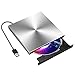 Price comparison product image External DVD Drive, Patuoxun USB 3.0 CD DVD Burner Drive Writer with Aluminum Finish for Windows 10, Laptop, Mac, Macbook Air / Pro, Apple, Desktop, PC - Silver