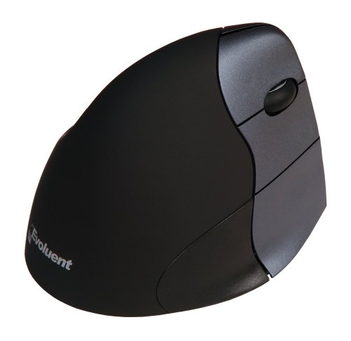 EvoluentVM4RW VerticalMouse 4 Right Hand Ergonomic Mouse with Wireless USB Receiver (Regular Size.) The Original VerticalMouse Brand Since 2002