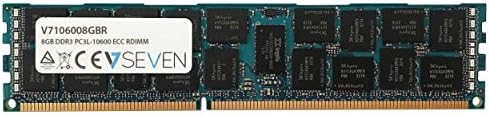 V7 V7106008GBR V7 8GB DDR3 PC3-10600 - 1333mhz 1.35V SERVER ECC REG Server Memory Module - V7106008GBR