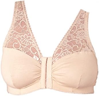 Eden House Front Fastening Ella Magic Bra Beige 20