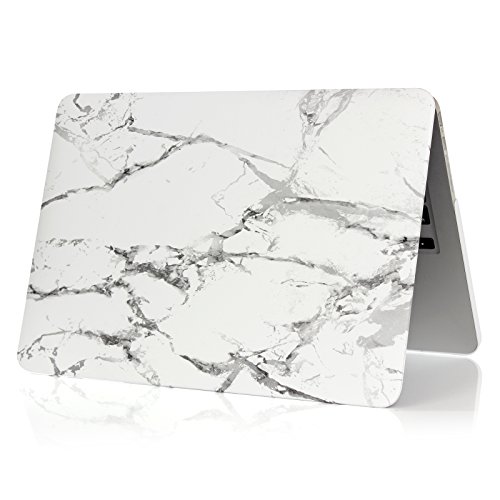 HASESS Schutz Hülle Case Abdeckung für Macbook Macbook Pro 13.3″ mit Retina display NO CD-ROM Entwerfer Kunst Muster A1425 A1502 + Klar TPU Tastatur Abdeckung + Klar LCD-Schirm-Schutz – Marmor Drucken - 3
