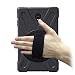 Produktbild Shop4 - Hülle kompatibel mit Samsung Galaxy Tab A 10.5 - Extreme Case Mit Strap-on Band Schwarz