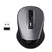 Produktbild Kabellose Computer Maus für Laptop, Cimtech 2.4G Kompakte Optische Kabellose Maus mit USB Mini Empfänger, 4 Knöpfe 5 Stufen 2400 DPI mit Batterie inklusive - Super Energie Sparen (Grau)