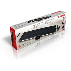 vidaXL Telefunken Grille Plaque avec revêtement Anti-adhérent Teppan Yaki Grill Plate 1800 W Teppanyaki XL