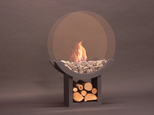 Preisvergleich Produktbild Glas Ethanol Kamin Eva 2 - Alfra Glasdesign Line