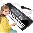 I S Collection Musical Piano Keyboard with Microphone | 37 Keys, 8 Rhythms, 8 Tones (Multicolor)