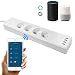 Produktbild G-Strip Intelligente Steckdosenleiste, 4 USB 4 Steckdosen europäischer Standard, WiFi-Fernbedienung, Zeitschaltuhr,Hub Kein Hub erforderlich