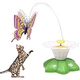 Befied Katzenspielzeug Funny Butterfly fliegender schmetterling elektrisch Interaktives Spielzeug lustiges Spielzeug für Katzen