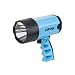 Produktbild Vipow Handscheinwerfer 3 W CREE LED, Suchscheinwerfer 150 lm, Netzteil, KFZ-Ladegerät, Plastik, Blau, 17 x 15 x 8 cm