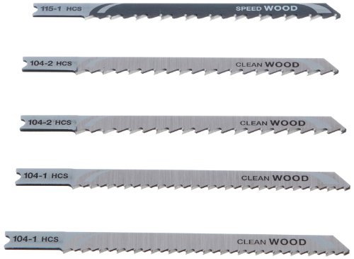 Piranha Stichsägeblatt-Sortiment Holz, schnell, Black+Decker/PowerBase/Skil/Kress, max. 60mm, 5 Stück, X28105 - 2