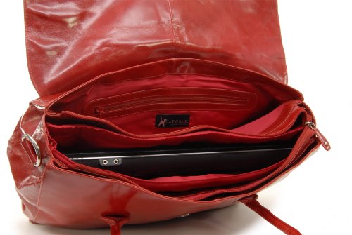   bergro  e Laptoptasche  Helena  von Catwalk Collection - Rot - GR    E  B  42 H  31 5 T  13 cm