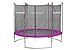Produktbild HUDORA Family Trampolin/Gartentrampolin, mit Sicherheitsnetz, pink, 300 cm, 65634