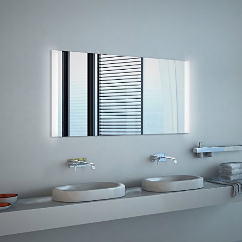 Noemi - LED Badspiegel mit Beleuchtung - (B) 80 cm x (H) 60 cm