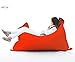 Produktbild chillisy© Sitzsack, Loungekissen SUMMERTIME MAXI fuer Indoor & Outdoor, orange (190 x 130 cm)