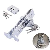 Bloccapedali Auto, per Auto con Freno di Blocco in Acciaio INOX Frizione Serratura Antifurto Forte Sicurezza Forniture 8 Fori