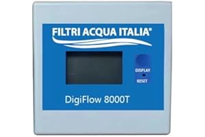 LUKRA Compteur contrôleur d’eau numérique DG Flow 8000C temps/L