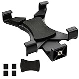 An den vier Ecken sind Gummi befestigt. Zusätzliche Pads zum Einsatz wenn Ihr Tablet ultra dünn ist, um die Reibung zwischen Halter und Tablet zu erhöhen und das Herrausrutschen oder Herunterfallen zu verhindern.