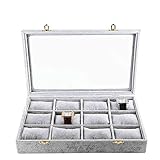 Jedes Pad kann kleine oder große Uhren ordentlich halten. Zwischen dem Deckel und dem Kissen ist genügend Platz, um Uhren aller Größen unterzubringen.