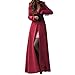 Produktbild Berimaterry Damen Weihnachten Kleid Frauen Christmas Lange Sleeve Weihnachten Sweatshirt Pullover Swing Kleid Winter Revers DüNner Mantel Trench Jacke Langer Parka Mantel Outwear