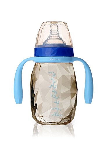Kidsme Diamond Milk Bottle with Handles (240 ml)