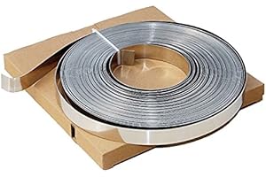 Seababyhouse Largeur de 19mm(3/4 po) 304 en Acier Inoxydable Outils de Courroie de Bande de Cerclage pour Cerclage, Bobine épaisse de 0,03", Rouleau de 100 pieds