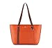 Produktbild WITTCHEN Damen Shopper Damentasche, 13x52x31 cm, Orange, Leder, Echtleder, Handmade, 83-4E-424-6