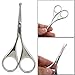 Produktbild BigBig Style 1 stücke Runde Kopf Nasenhaar Schnurrbart 3,9"Schere Cutter Trimmer mit Sicherheitstipps
