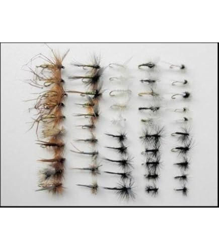 Coffret Mouches Vintage Weber - Mouches à Truite à Ailettes Et Moucherons - Taille 14