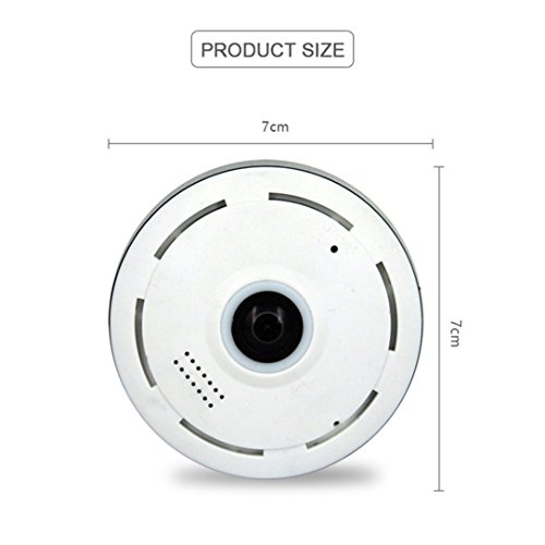 Preisvergleich Produktbild Drahtlose Überwachungskamera,Fisheye IP Kamera HongyanTech 960P Netzwerkkamera,1,3 Millionen Pixel,Plug and Play,IP Kamera für HauptSicherheit / Büro / Garten / Garage