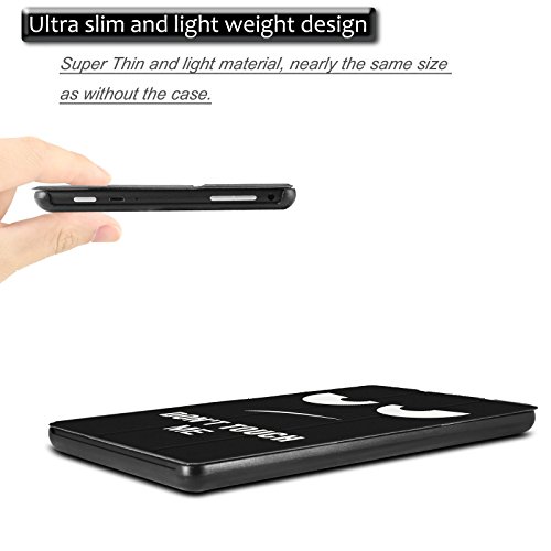 Hülle für Fire HD 8 (7. Generation – 2017) / das neue Fire HD 8 (6. Generation – 2016), Infiland Ultra Slim Lightweight Schutzhülle Cover für Fire HD 8 (8-Zoll-Tablet, 7. Generation – 2017) / Das neue Fire HD 8 Tablet (6. Generation – 2016)(Große Augen) - 6