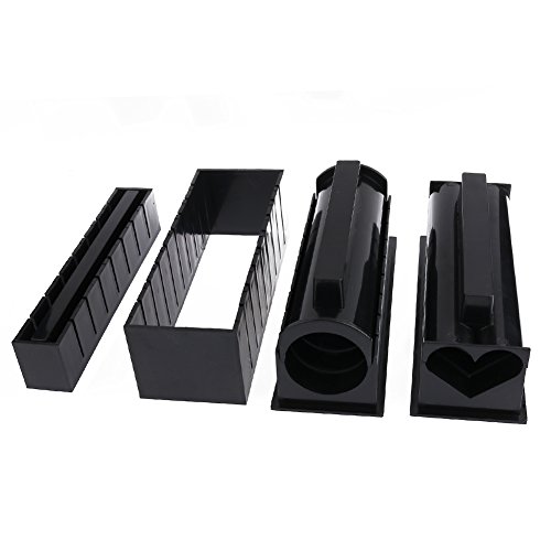 Sushi Maker Kit, Wuiyepo Rice Mould Set Komplettes Home Sushi Making Kit Küche DIY Einfache Koch Set – 10 Stück - 5