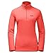 Produktbild JACK WOLFSKIN Damen Fleecepulli GECKO WOMEN, hot coral, M, 1703771-2043003