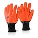 Produktbild PVC Gefrierschrank Handschuh gefüttert orange