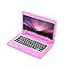 Produktbild Newin Star Puppenstuben Miniatur-Laptop Nettes Minipuppenhaus Dekoration Zubehör Notebook mit Apple-Logo und Bildschirm (Rosa)