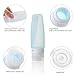 FAMILIFE Travel Bottle Set of 4, TSA Approved, BPA Free, Leak Proof, Food Grade Silicone