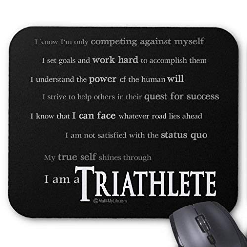 Price comparison product image I Am a Triathlete Mouse Pad