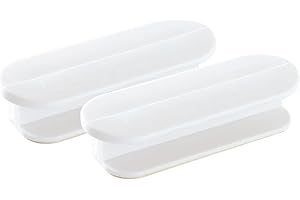 GHEART Maniglia Autoadesiva,Maniglia Della Porta Del Balcone, Maniglia Della Porta Della Maniglia Della Porta,Maniglie Delle Porte Autoadesive, Maniglie Dell'Armadio, Maniglie per Cassetti, Bianco, 2 Pezzi