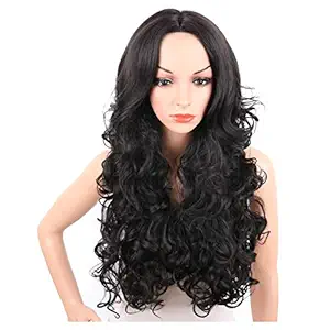 Thrift Bazaar Hair YITI Short Afro Kinky Curly Hair Wigs for Black African American Women Natural Brown Costume Synthetic Wigs for women and girl that Look Real