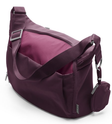 Preisvergleich Produktbild Stokke Wickeltasche® für Auto, Buggy violett