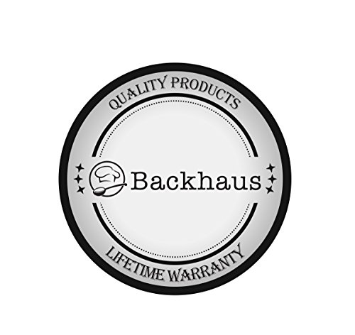 BACKHAUS FlexBake® Silikon Kastenform – Brotbackform & Teigschaber – Premium BackSet in Platin Silikon – Standardgröße Ø: 23cm – Rot - 9