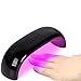 Chinatera 9W Mini LED CCFL Nail Dryer Curing Lamp Machine UV Gel Nail Polish UK Plug (Black)
