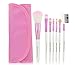 KIMUSE Professional 7 Pcs Makeup Brush Set Tools Make-up Sets Toiletry Kit Wool Brand Make up Brush Set Case (#5)